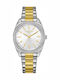 Lee Cooper Γυναικείο Ρολόι 32mm Μπαταρίας με Χρυσό Μεταλλικό Μπρασελέ
