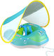 Swimtrainer de copii cu parasolar Albastru