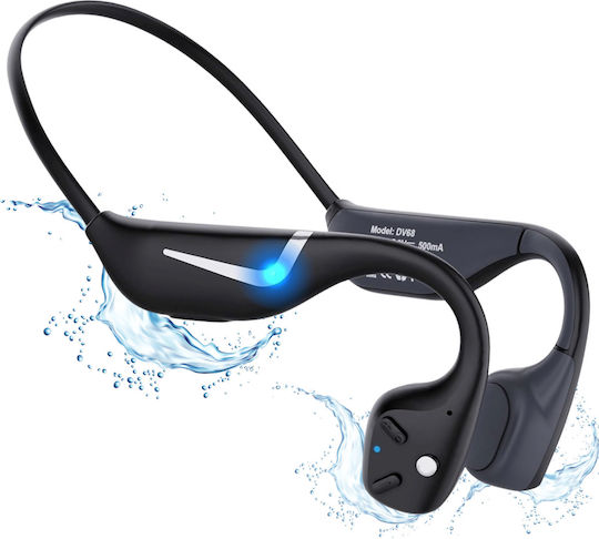 Wireless Bluetooth Audio Earbuds Sport Visionhub Bone Conduction Waterproof Rgb Light Microphone Ultra Lightweight 34g 500mah Battery 15 Hours Suitable Sports