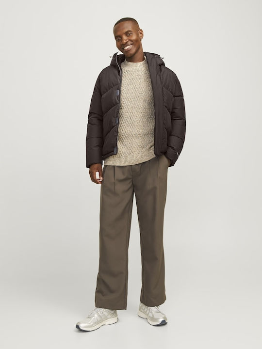 Jack & Jones Winter Jacket Puffer Brown