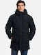 Χειμωνιάτικο Μπουφάν Puffer Αντιανεμικό Black