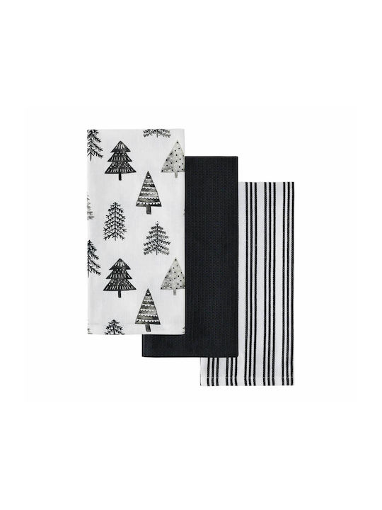 Kentia Fazzy Towel from 100% Cotton in Black Co...