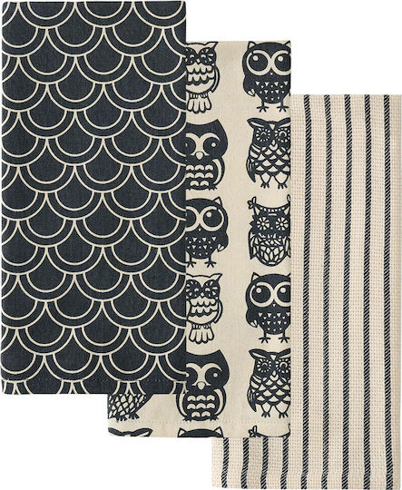Kentia Fazzy Towel from 100% Cotton in Gray Color 40x60cm 2pcs