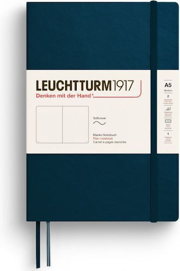 Leuchtturm1917 Σημειωματάριο A5 με Λευκές Σελίδες