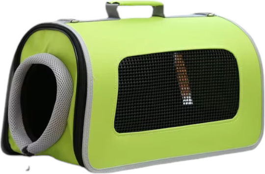 Tradesor Handbag for Dog and Cat Transport up to 6kg Green M43xW26xH25cm