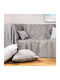 Aslanis Home Selena Ριχτάρι Πολυθρόνας 180x180εκ. Γκρί