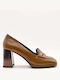 Stonefly Leather Brown Heels