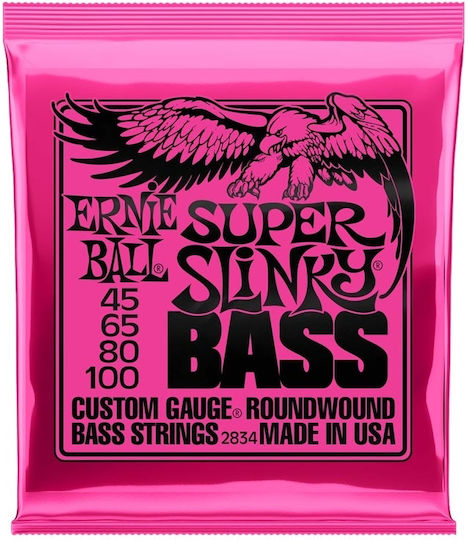 Ernie Ball Super Slinky Bass Strings Set 45 - 100