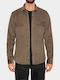 Μακρυμάνικo Βαμβακερό Overshirt Μπεζ