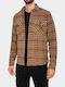 Overshirt Mânecă Lungă Ocru