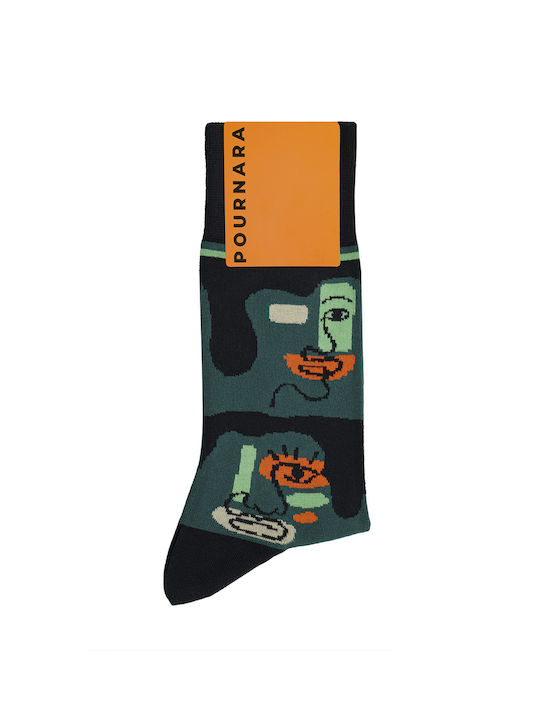 Pournara Men's Socks Green