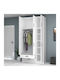 Triple Door Wardrobe Ricardo with Loft White 120x51.8x240cm