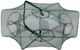 Tradesor Foldable Fish Trap with 6 Entries 60x21cm