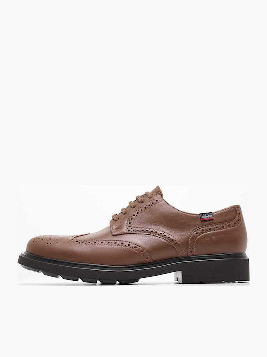Men's Leather Oxfords Tabac Brown