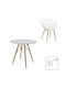 Dining Room Ezra-julita 5pcs 80x80cm