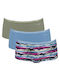 Βαμβακερά Women's Boxer 3Pack with Lace Blue