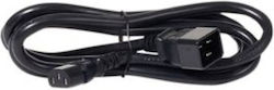 Apc Electric Power Cord IEC 60320 C13 To IEC 60320 C20 Length 1.98 M Black P N Smt2200i-ar Smt2200r2i-ar Smt3000i-ar Smt3000r2i-ar Srt1500xli Srt2200xli-kr Apc Electric Power Cord IEC 60320 C13 To IEC 60320 C20 Length 1.98 M Black P N Smt2200i-ar Smt2200r2i-ar Smt3000i-ar Smt3000r2i-ar Srt1500xli Srt2200xli-kr
