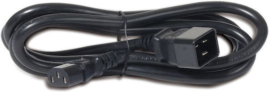Електрически кабел Apc IEC 60320 C13 към IEC 60320 C20 1.98 м черен P N SMT2200I-AR SMT2200R2I-AR SMT3000I-AR SMT3000R2I-AR SRT1500XLI SRT2200XLI-KR