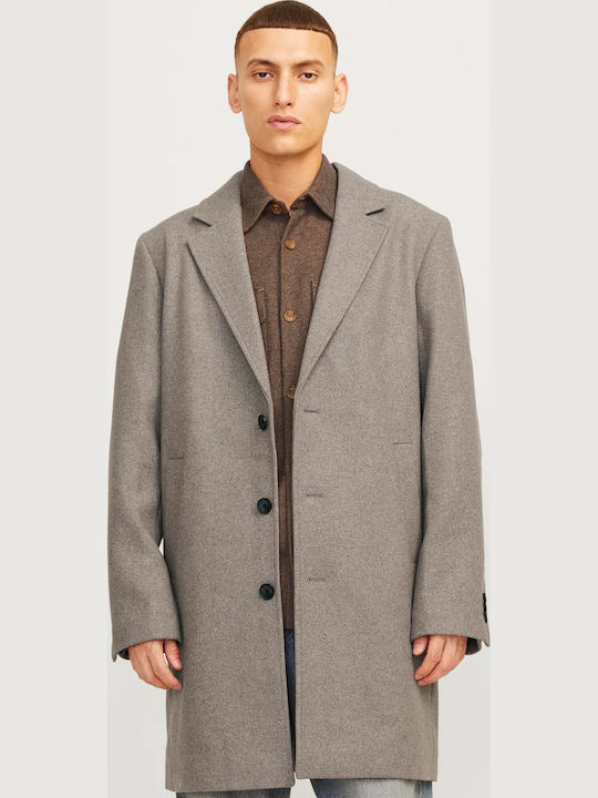 Jack & Jones Men's Half Coat Beige