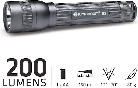 Suprabeam LED IPX4 с Максимална Яркост 200лм Сив