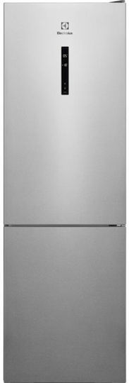 Electrolux Ψυγειοκαταψύκτης 331lt NoFrost Υ186xΠ59.5xΒ65εκ. Inox LNC7ME32X3