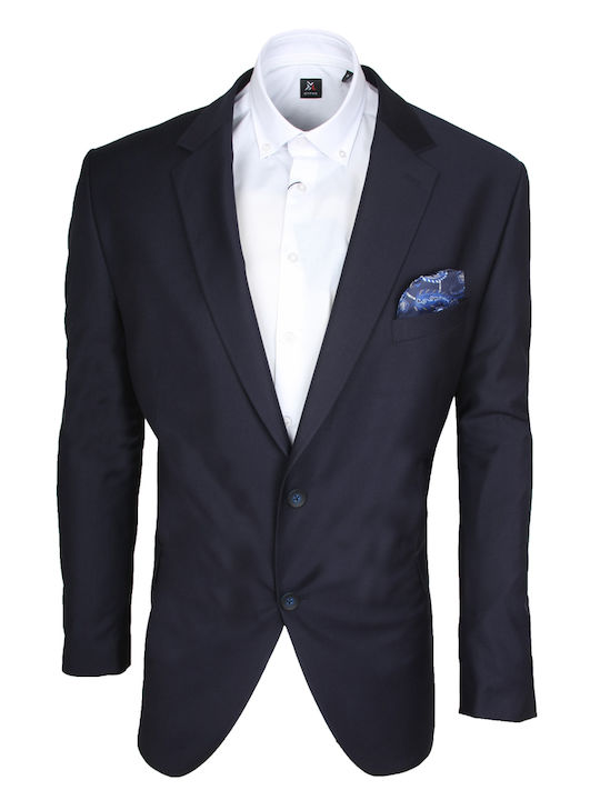 Stefansxxl Men's Winter Suit Jacket Blue