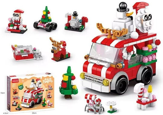 Santa's Truck DIY Christmas Construction Toy Car 6 in 1
