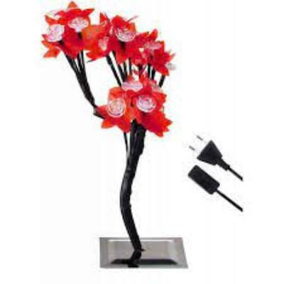 cu lumină LED Decorațiune de Crăciun Braduleț Cireșe Aspect natural 40cm. Burgundy Tree