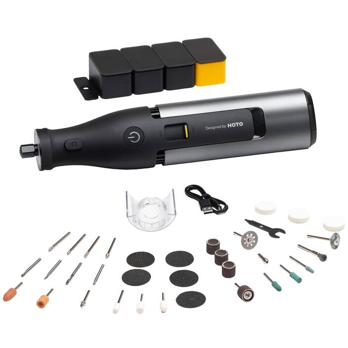 Precision multifunction grinder 12V set 36 el. HOTO QWLDM002 35000RPM
