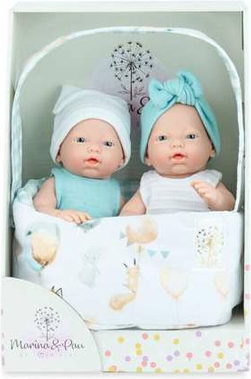 Marina & Pau Baby-Puppen-Set 21 cm.
