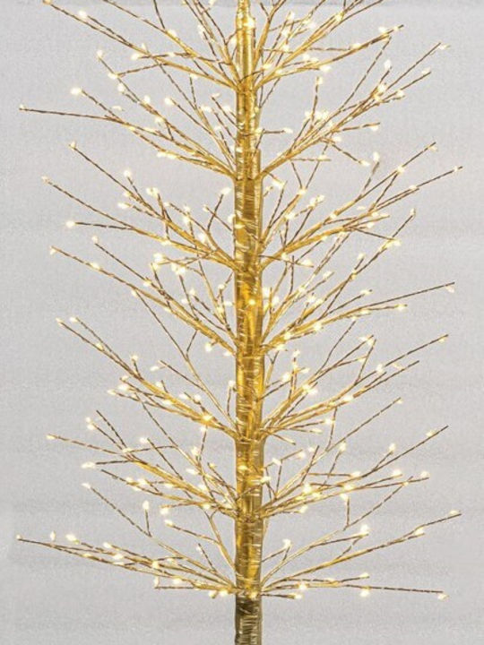 Christmas Decorative Illuminated Tree 120cm IP44 Electric Gold Tree