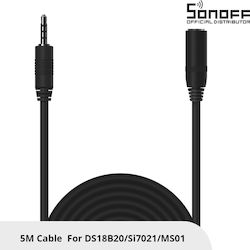 Globostar 80038 Sonoff Al560-r2 5m Удължителен кабел за сензор за модели Ds18b20 & Si7021 & Ms01