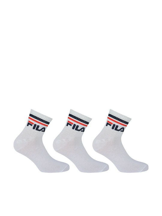 FILA Αθλητικές Κάλτσες Λευκές 3 Ζεύγη