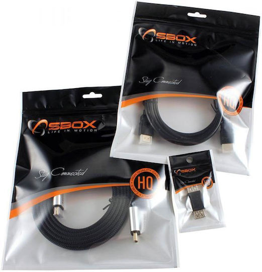 Sbox Regulär USB 2.0 auf Micro-USB-Kabel Schwarz 1m 1Stück
