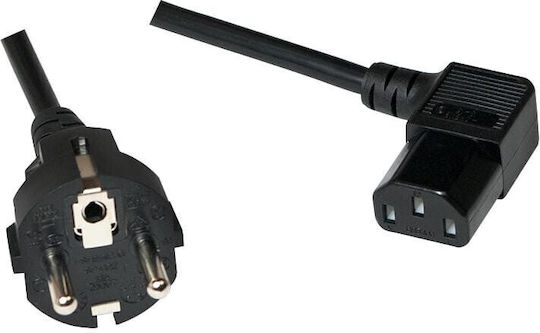 LogiLink IEC C13 - Schuko Kabel 5m Schwarz (CP119)