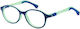 Nanovista Sprite Children's Plastic Eyeglass Frame Blue