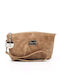 Toiletry Bag in Tabac Brown color 16cm