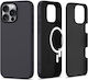 Tech-Protect Matte Back Cover Silicone Black (iPhone 16 Pro Max)