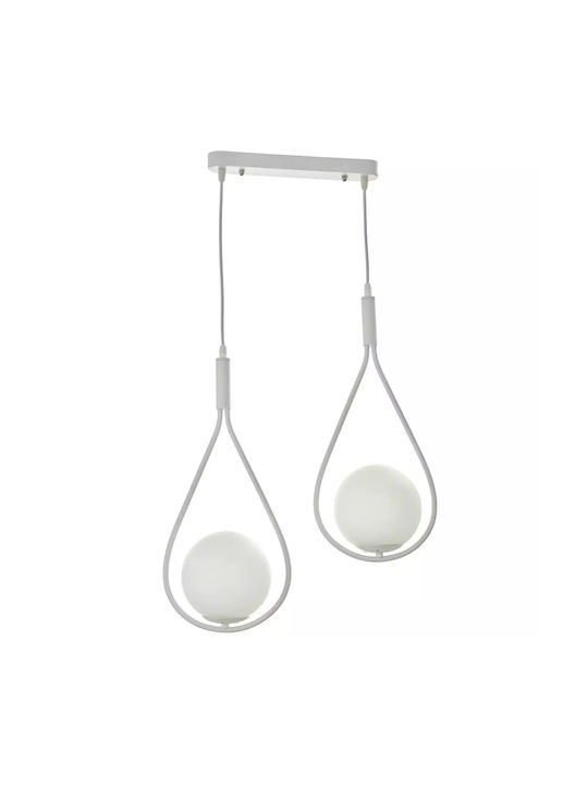 Pendant Light White with Socket E27
