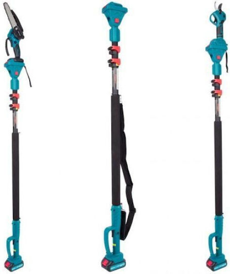 01640122 Pile De Ferăstrău Telescopic Cu 2 Baterii Și Lamă 15cm