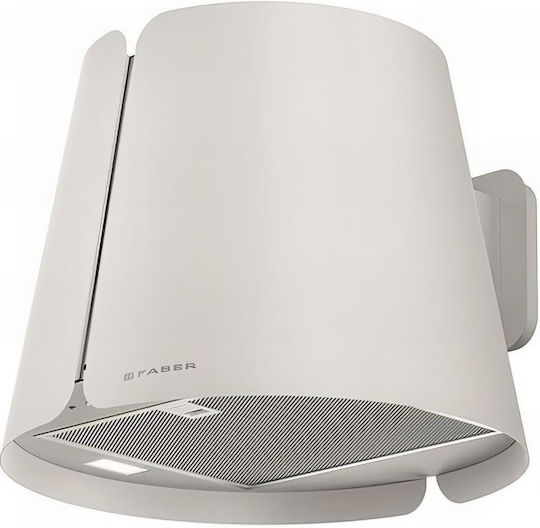 Faber Beat Wall F42 WH Matt Απορροφητήρας Νησίδα 45cm Λευκός