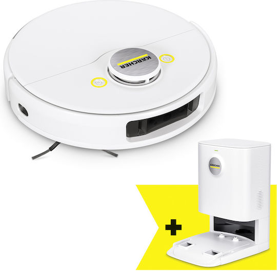 Karcher Karcher RCV 5 + Staubsauger Roboter mit Laser-Kartierung und Saugkraft 5000Pa Weiß