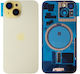 Capac Baterie Galben pentru Apple iPhone 15 Plus