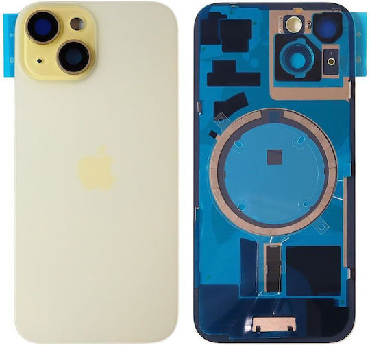 Capac Baterie Galben pentru Apple iPhone 15 Plus