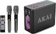 Akai Proffesional Ηχείο Karaoke με Ασύρματα Μικρόφωνα ABTSW-120 Μαύρο
