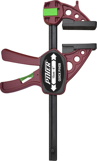 One-handed Piher Quick Clamp 8x125cm Max 150kg