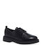 Δερμάτινα Γυναικεία Oxfords σε Μαύρο Χρώμα
