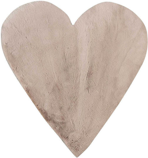 Madi Kids Synthetic Rug Hearts 120x120cm