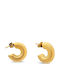 Folli Follie Hoops Cercei Placat cu aur