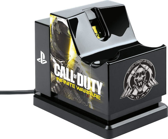 Βάση για 1 χειριστήριο PS4 Call of Duty: Infinite Warfare Μαύρη